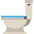 Toilet Emoji from EmojiTwo Colors Set