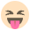 Tongue Out Emoji Emoji from EmojiTwo Colors Set