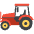 Tractor Emoji from EmojiTwo Colors Set