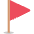 Triangular Flag Emoji from EmojiTwo Colors Set