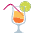 Tropical Drink Emoji from EmojiTwo Colors Set