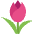 Tulip Emoji from EmojiTwo Colors Set