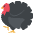 Turkey Emoji from EmojiTwo Colors Set