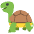 Turtle Emoji from EmojiTwo Colors Set