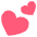 Two Hearts Emoji from EmojiTwo Colors Set