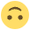 Upside Down Face Emoji from EmojiTwo Colors Set