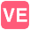 Ve Logo Emoji from EmojiTwo Colors Set