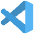 Visual Studio Code Icon from SVG Logos Set