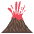Volcano Emoji from EmojiTwo Colors Set
