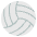 Volleyball Emoji from EmojiTwo Colors Set