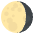 Waning Gibbous Moon Emoji from EmojiTwo Colors Set