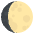 Waxing Gibbous Moon Emoji from EmojiTwo Colors Set