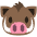 Whisker The Warthog Emoji from EmojiTwo Colors Set