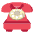 White Telephone Emoji from EmojiTwo Colors Set