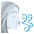 Wind Face Emoji from EmojiTwo Colors Set