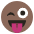 Winking Tongue Out Emoji Emoji from EmojiTwo Colors Set