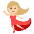 Woman Dancing Medium Light Skin Tone Emoji from EmojiTwo Colors Set
