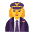 Woman Pilot Flat Default Emoji from Fluent Emoji Flat Set