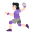 Woman Playing Handball Flat Light Emoji from Fluent Emoji Flat Set