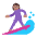 Woman Surfing Flat Medium Emoji from Fluent Emoji Flat Set