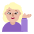 Woman Tipping Hand Flat Medium Light Emoji from Fluent Emoji Flat Set