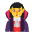 Woman Vampire Flat Default Emoji from Fluent Emoji Flat Set