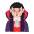 Woman Vampire Flat Medium Light Emoji from Fluent Emoji Flat Set