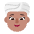 Woman Wearing Turban Flat Medium Emoji from Fluent Emoji Flat Set