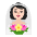 Woman With Veil Flat Light Emoji from Fluent Emoji Flat Set