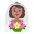 Woman With Veil Flat Medium Emoji from Fluent Emoji Flat Set