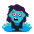 Woman Zombie Flat Emoji from Fluent Emoji Flat Set