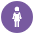 Women’s Room Emoji from EmojiTwo Colors Set