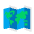 World Map Flat Emoji from Fluent Emoji Flat Set