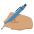 Writing Hand Medium Skin Tone Emoji from EmojiTwo Colors Set