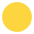 Yellow Circle Flat Emoji from Fluent Emoji Flat Set