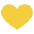 Yellow Heart Emoji from EmojiTwo Colors Set