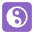 Yin Yang Flat Emoji from Fluent Emoji Flat Set