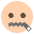 Zipped Silence Emoji from EmojiTwo Colors Set