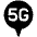 Chat Bubble 5g Icon from Ultimate Bold Set