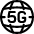 Network Globe 5g Icon from Ultimate Regular Set | Free Download as SVG Vector and Transparent PNG | Streamline icons