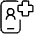 Online Healthcare Advice Phone Icon from Ultimate Light Set