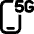 Smartphone 5g 1 Icon from Ultimate Bold Set