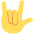 Love You Gesture Emoji from Twemoji Set