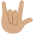 Love You Gesture Medium Skin Tone Emoji from Twemoji Set