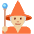 Mage Medium Light Skin Tone Emoji from Twemoji Set