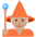 Mage Medium Skin Tone Emoji from Twemoji Set