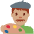 Man Artist Medium Skin Tone Emoji from Twemoji Set