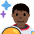 Man Astronaut Dark Skin Tone Emoji from Twemoji Set