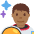 Man Astronaut Medium Dark Skin Tone Emoji from Twemoji Set