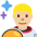 Man Astronaut Medium Light Skin Tone Emoji from Twemoji Set